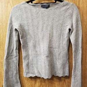 Banana Republic scallop edge sweater